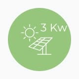 Impianto fotovoltaico 3Kwp